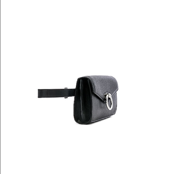 REBECCA MINKOFF Calfskin Jean Belt Bag Black - Picture 5 of 12